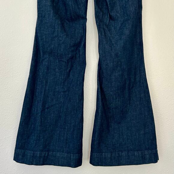Vintage Mossimo low rise wide leg trousers denim jeans Y2K retro preppy cute 4 - Picture 8 of 12